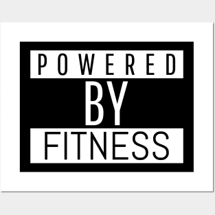 Fitness training power. Posters and Art